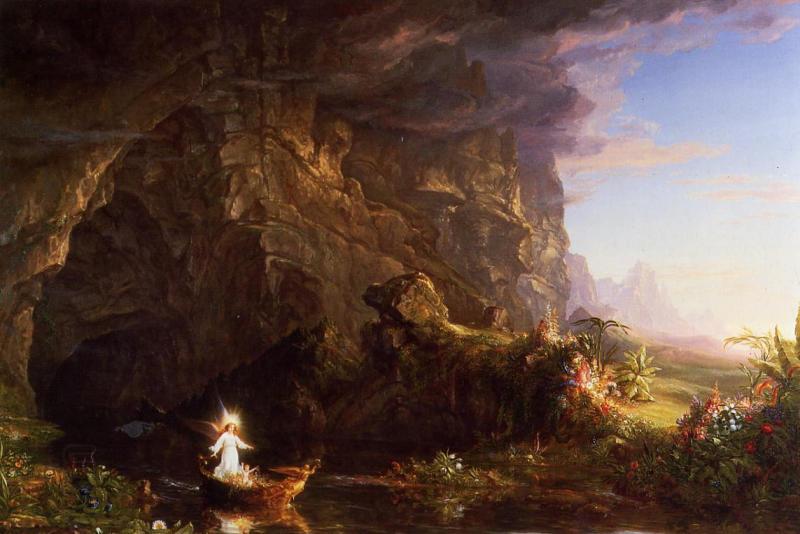 Thomas Cole The Voyage of Life Childhood China oil painting art
